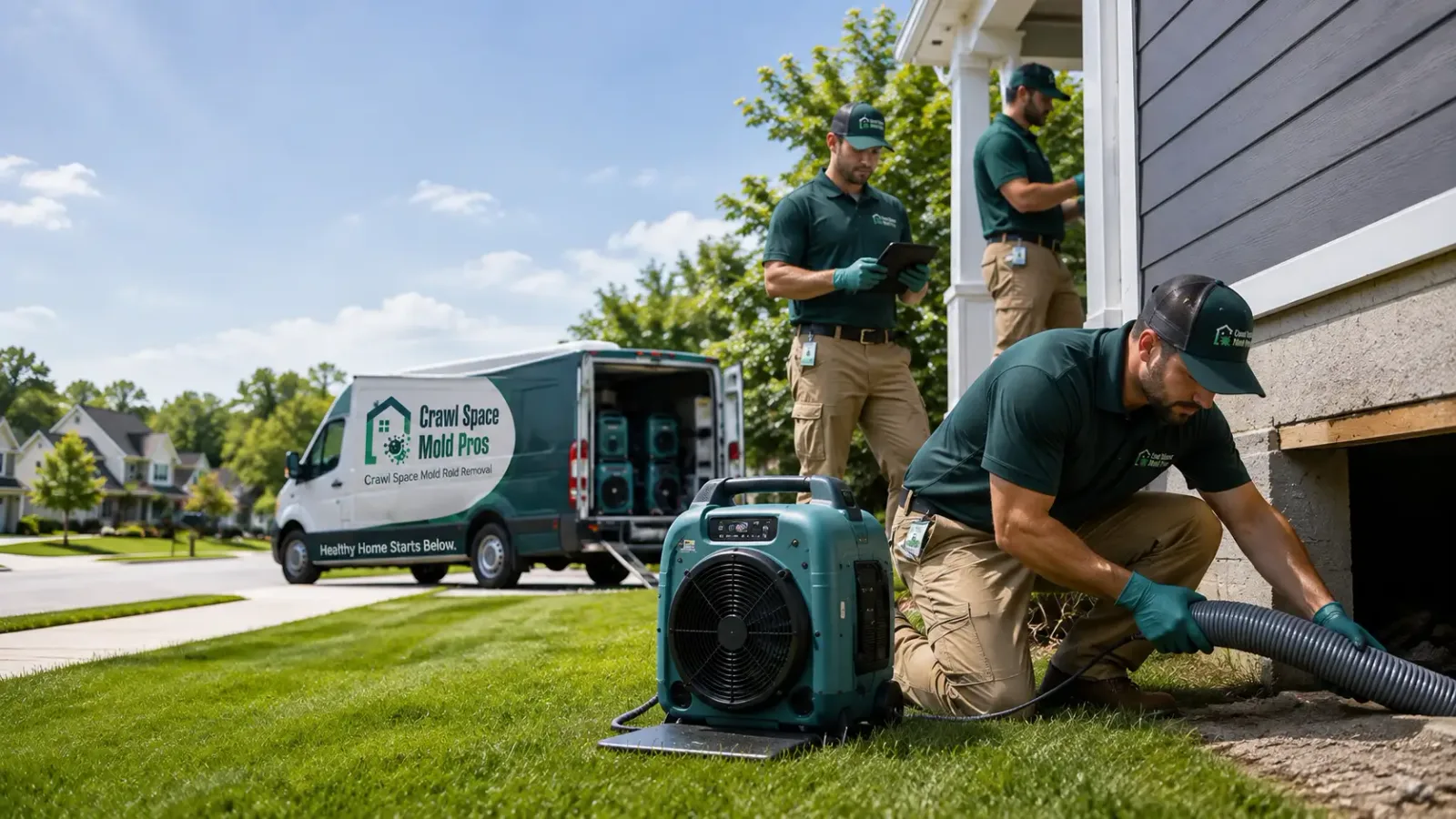 Crawl Space Mold Removal in Fresno, CA